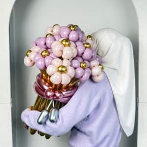 Bouquet Balloon - Pink Purple Luxe-0006