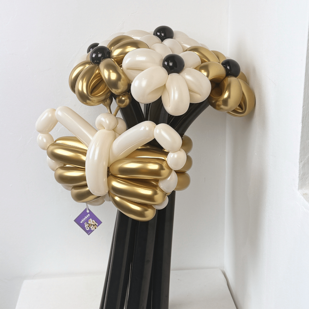 Bouquet Balloon - Coal Luxe 2 - Whinkee Bouquet Balloon - Coal Luxe 2