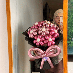 Bouquet Fuchsia Pink Elegant 5
